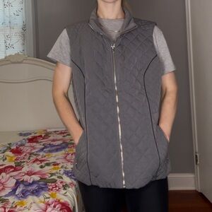 Gray vest
